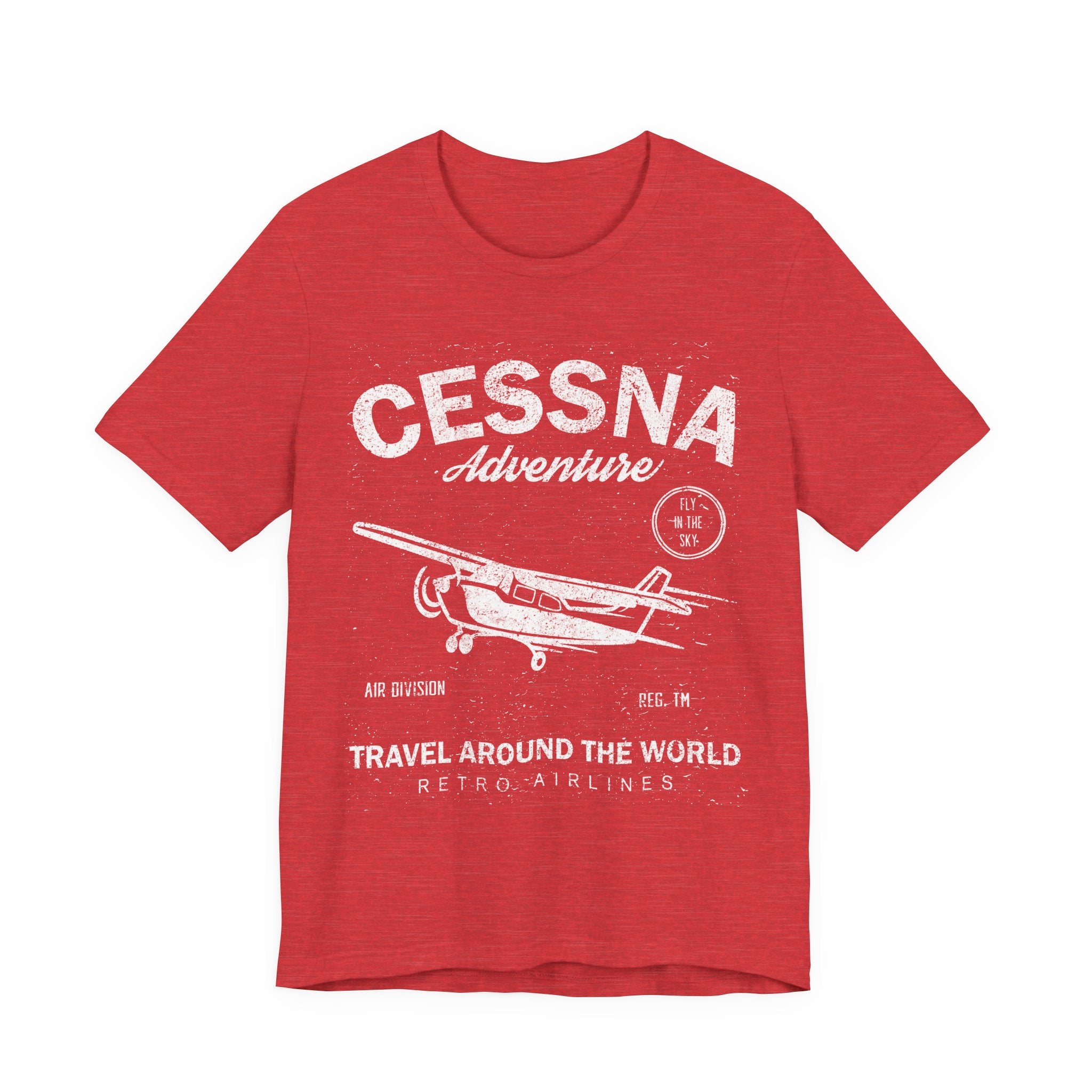 Cessna Adventure Vintage Plane T-Shirt