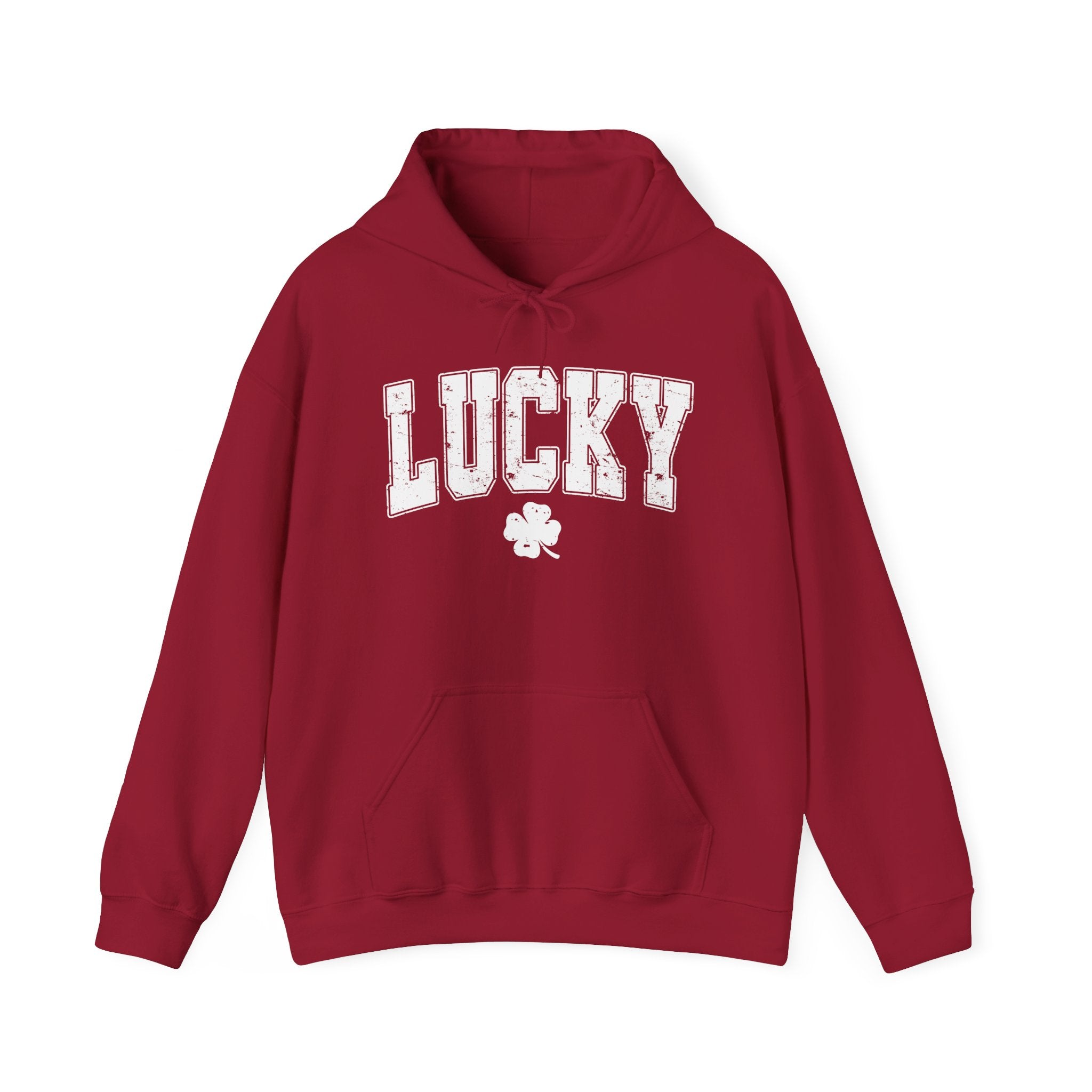 Men's Lucky Shamrock College Hoodie