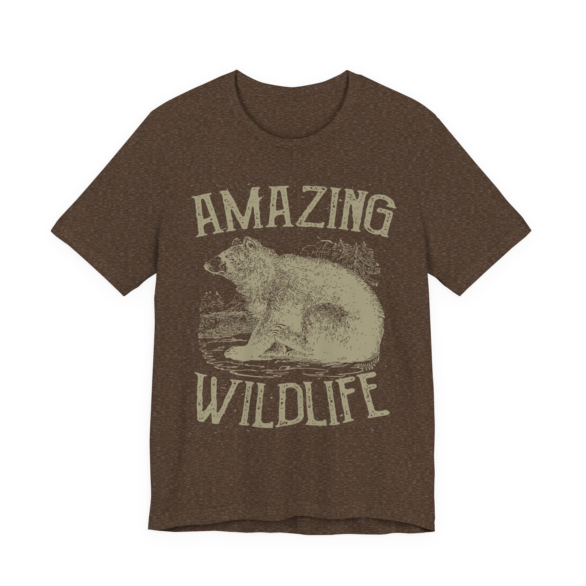 Amazing Wildlife Bear T-Shirt — Vintage Nature Graphic Tee