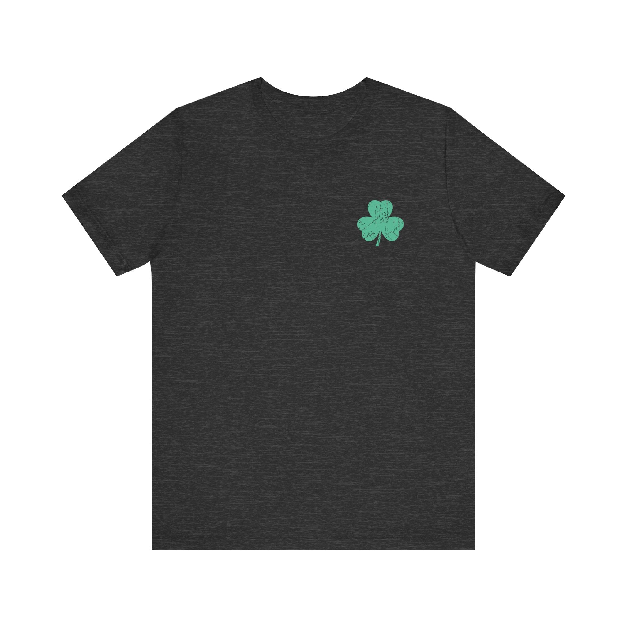 Shamrock Pocket Tee - Minimal St. Patrick's Day Clover T‑Shirt