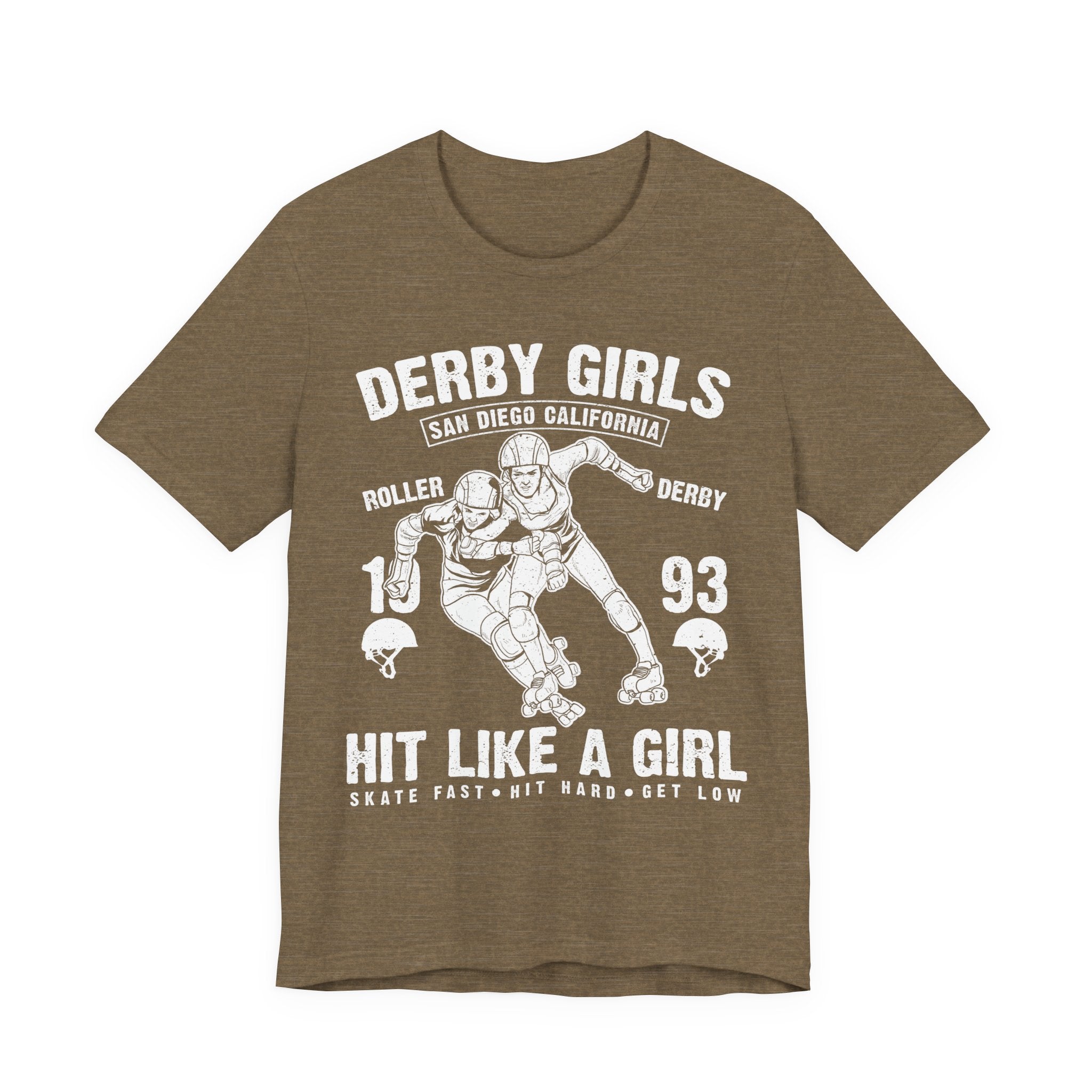 Women's Derby Girls "Hit Like a Girl" T-Shirt