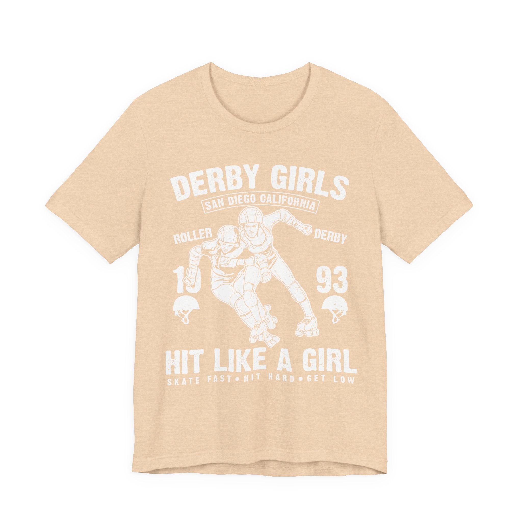Women's Derby Girls "Hit Like a Girl" T-Shirt