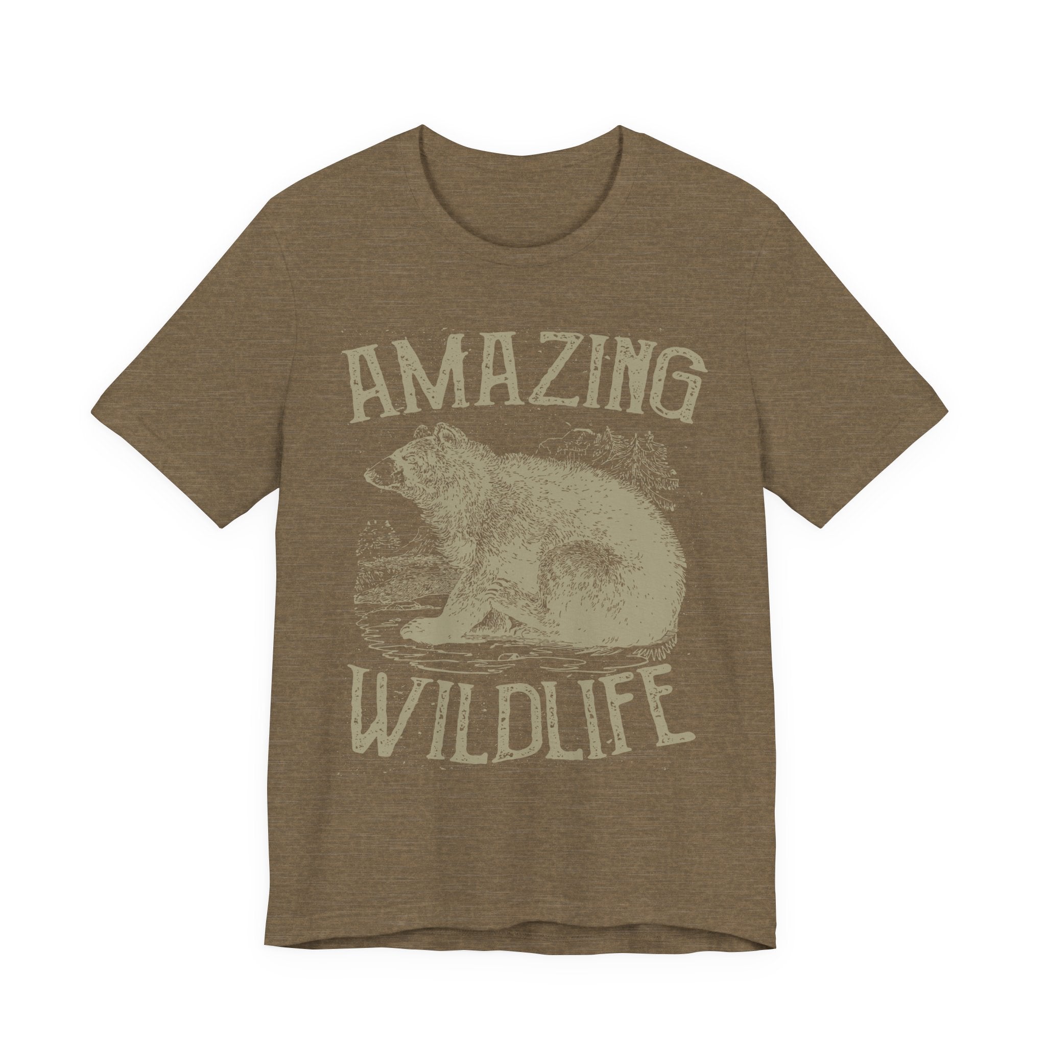 Amazing Wildlife Bear T-Shirt — Vintage Nature Graphic Tee
