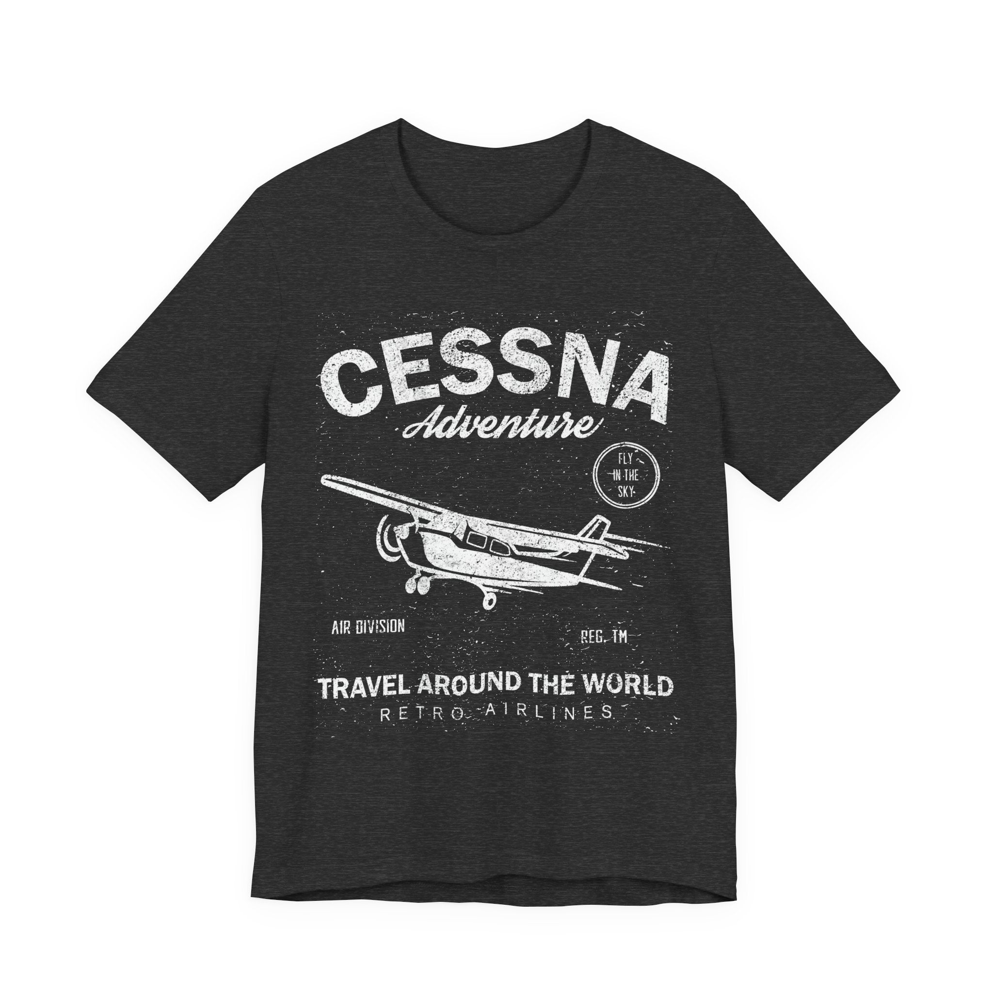 Cessna Adventure Vintage Plane T-Shirt