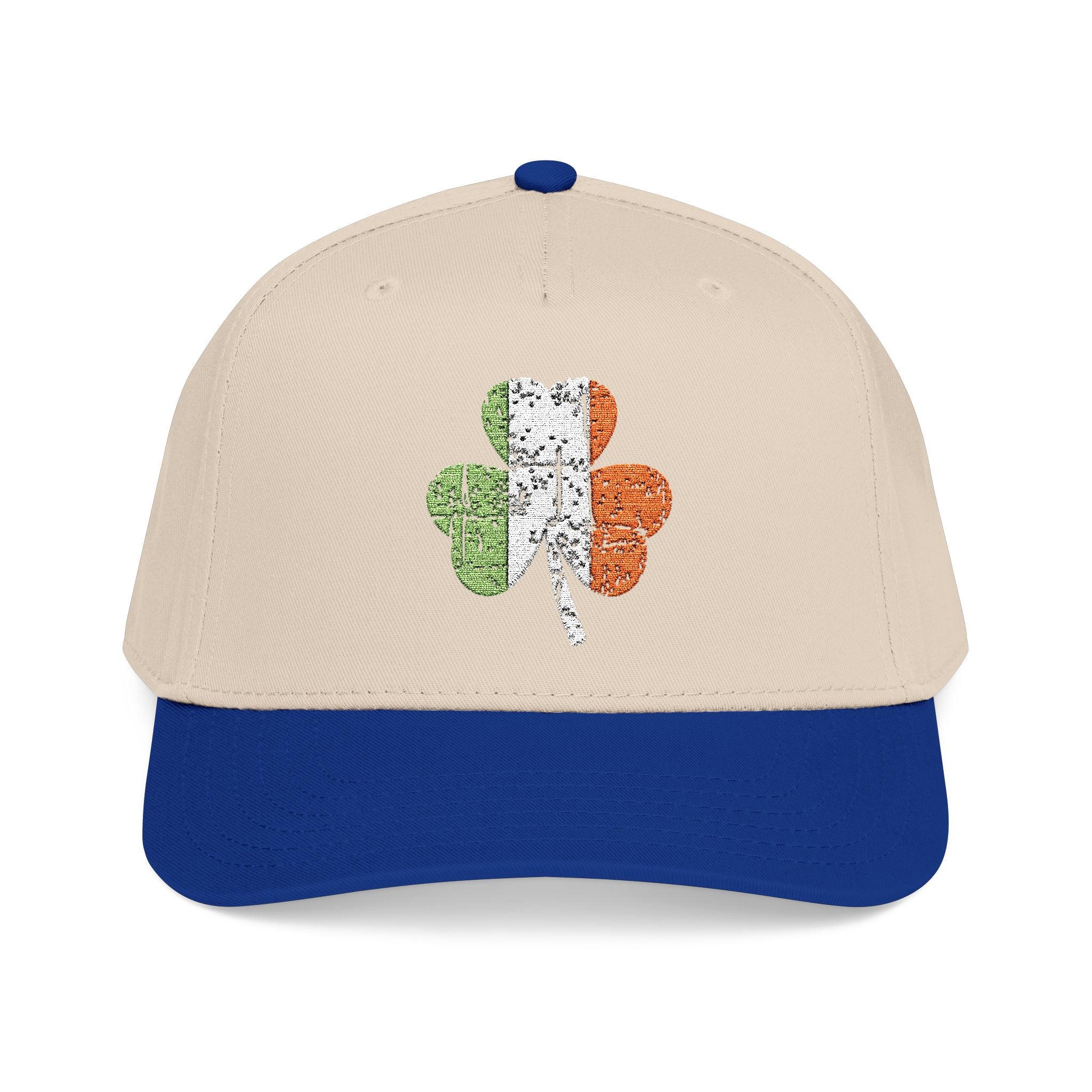 Irish Flag Shamrock Embroidered Baseball Cap