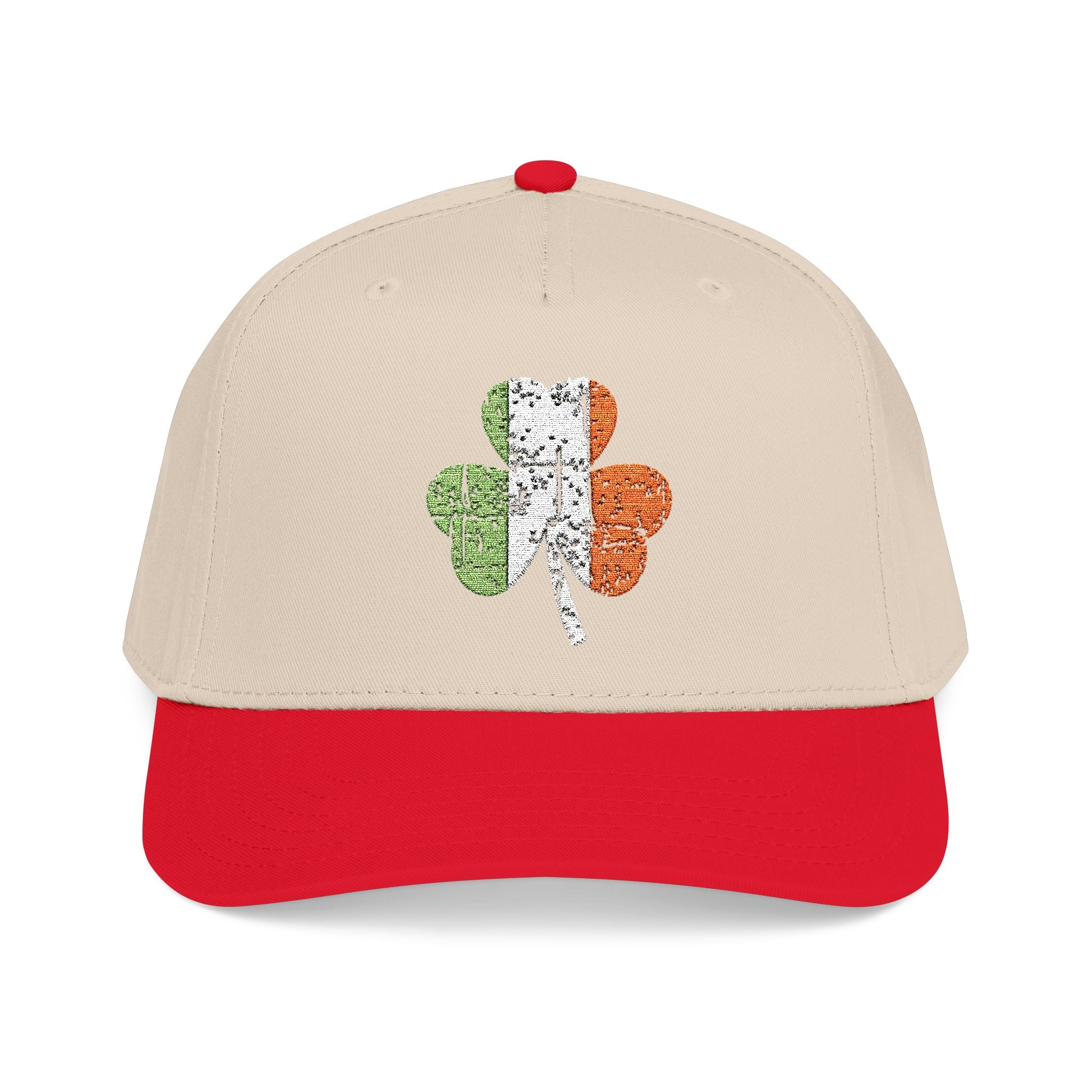 Irish Flag Shamrock Embroidered Baseball Cap