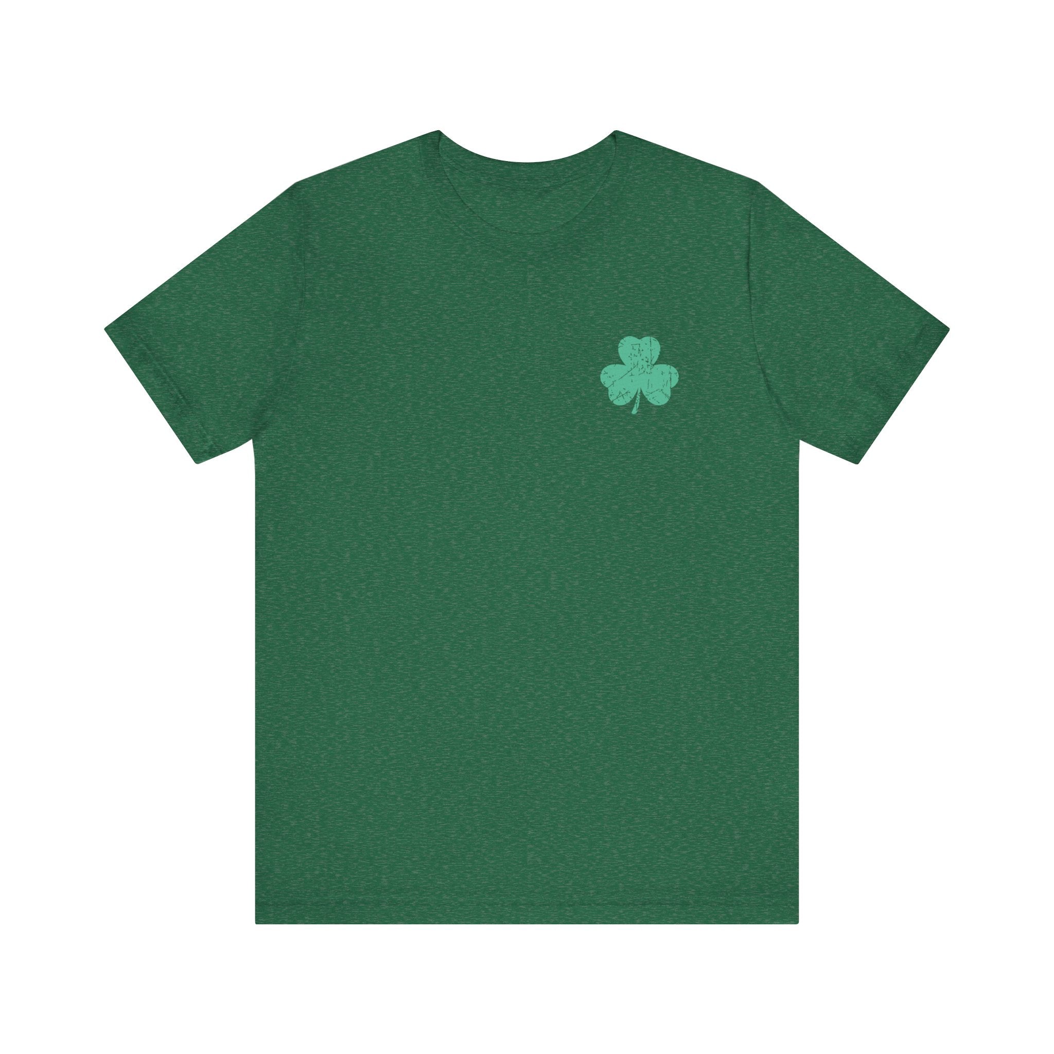 Shamrock Pocket Tee - Minimal St. Patrick's Day Clover T‑Shirt