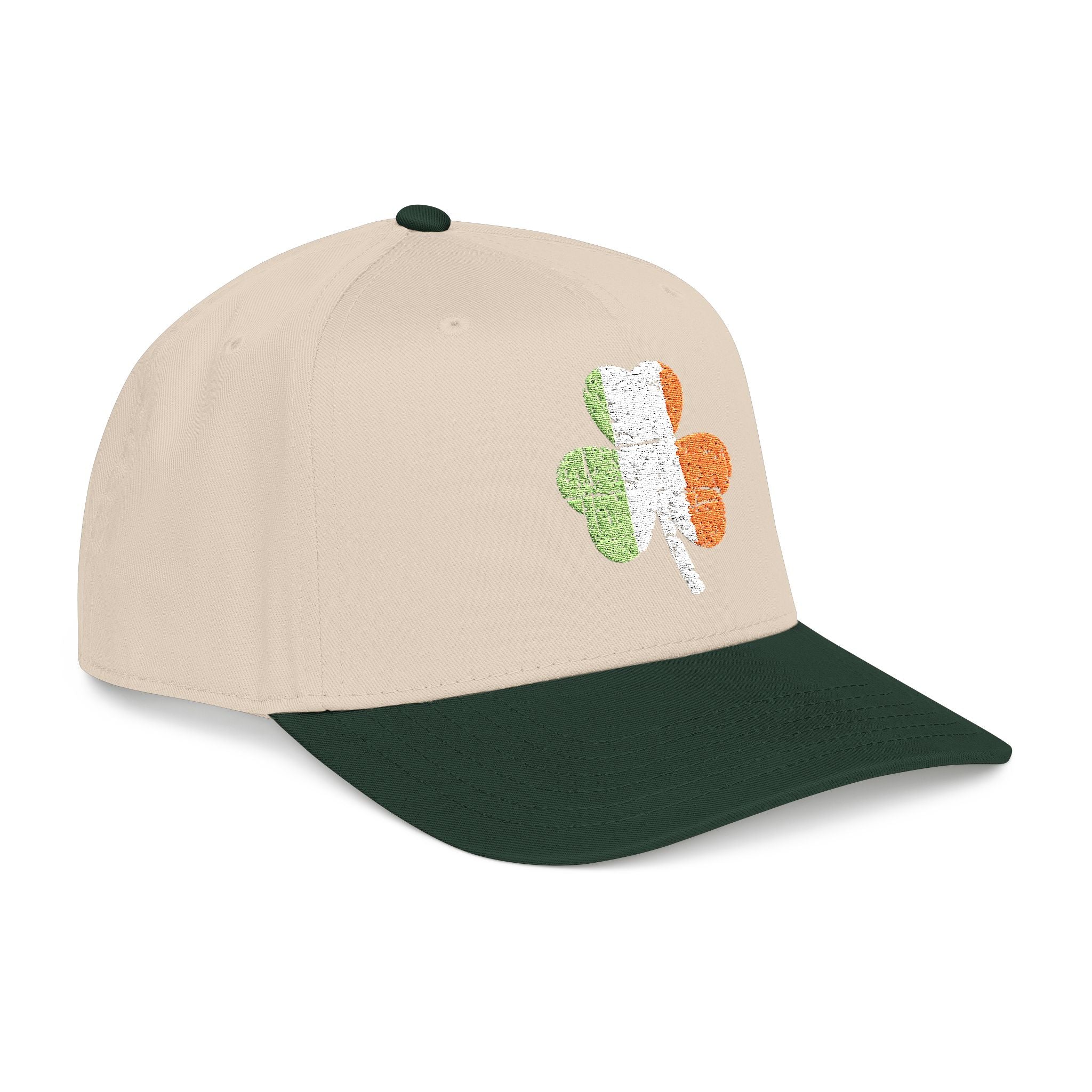 Irish Flag Shamrock Embroidered Baseball Cap