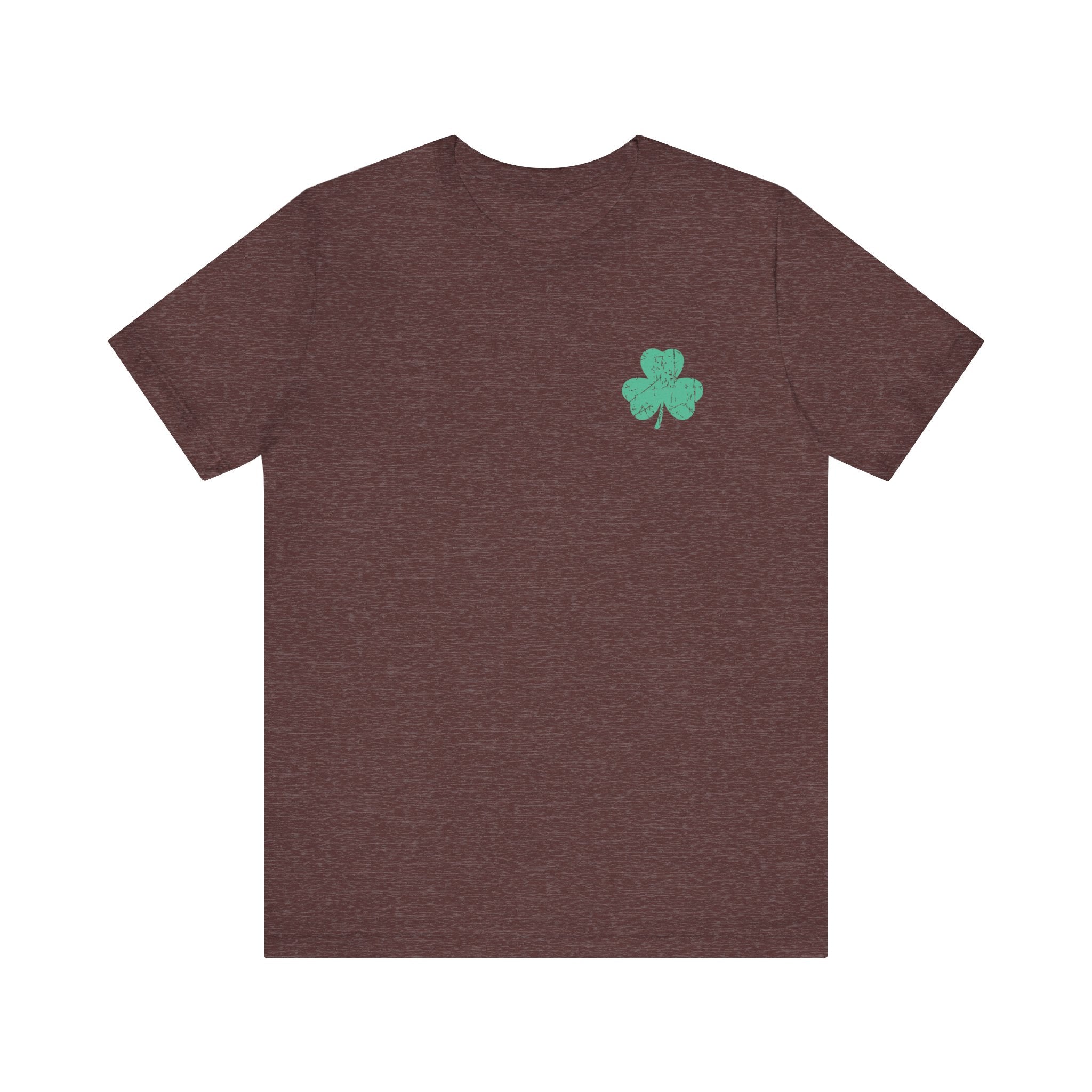 Shamrock Pocket Tee - Minimal St. Patrick's Day Clover T‑Shirt