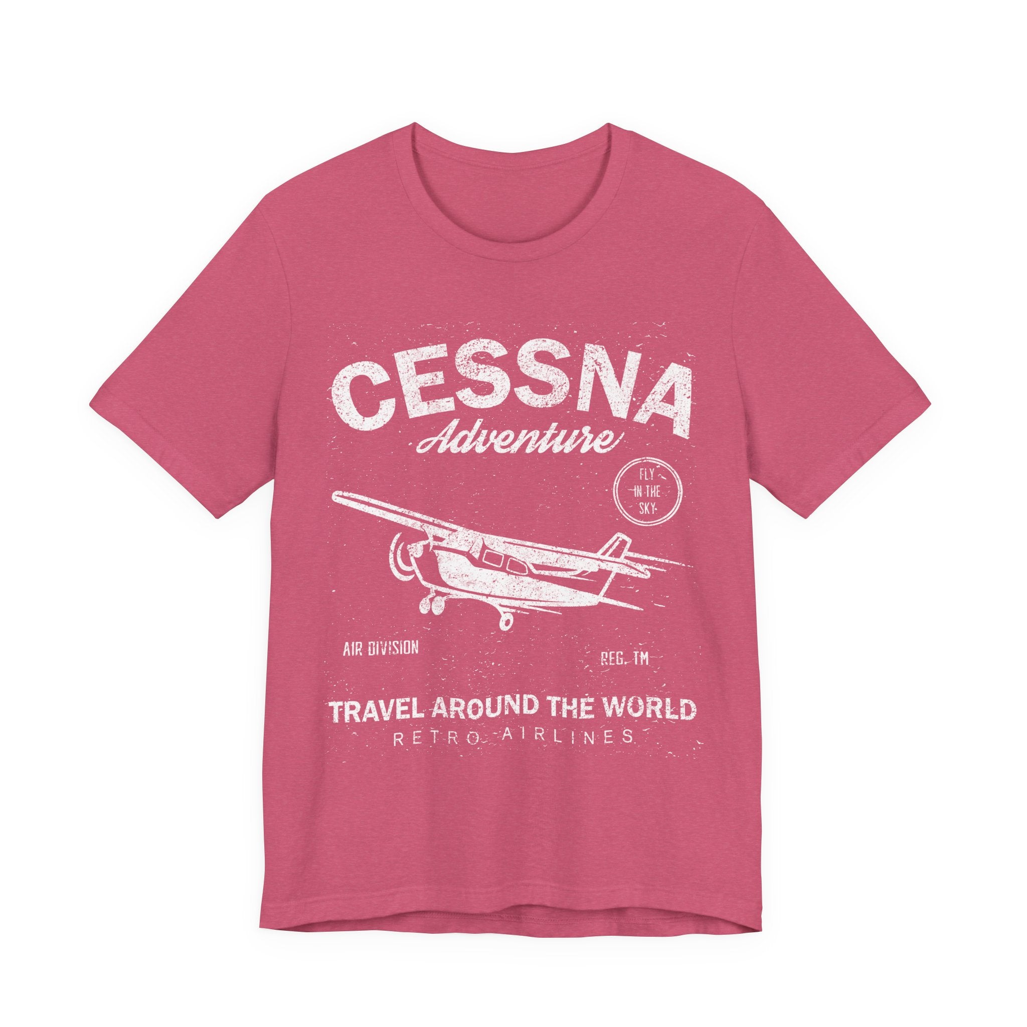 Cessna Adventure Vintage Plane T-Shirt