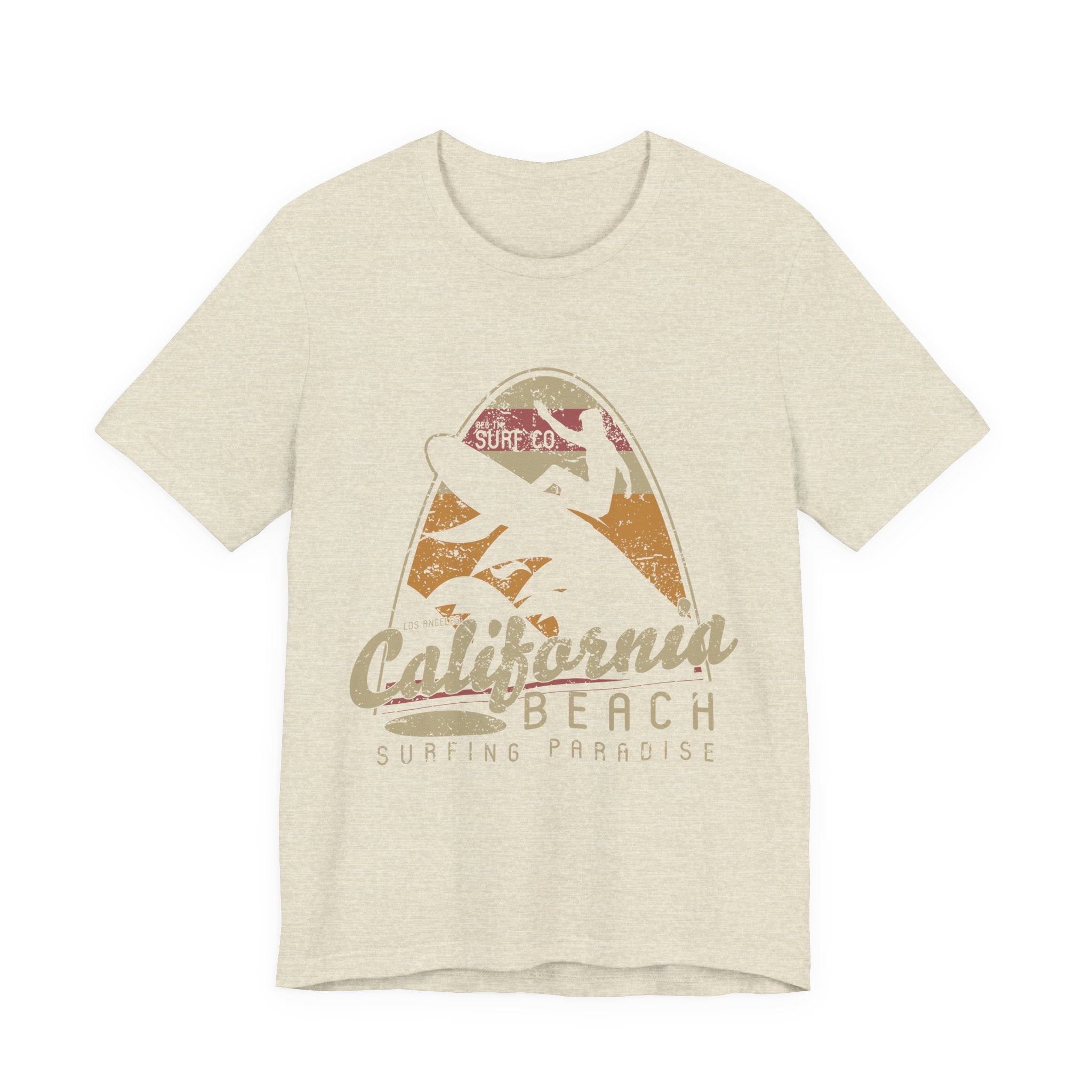 California Beach Surfing Paradise T-Shirt
