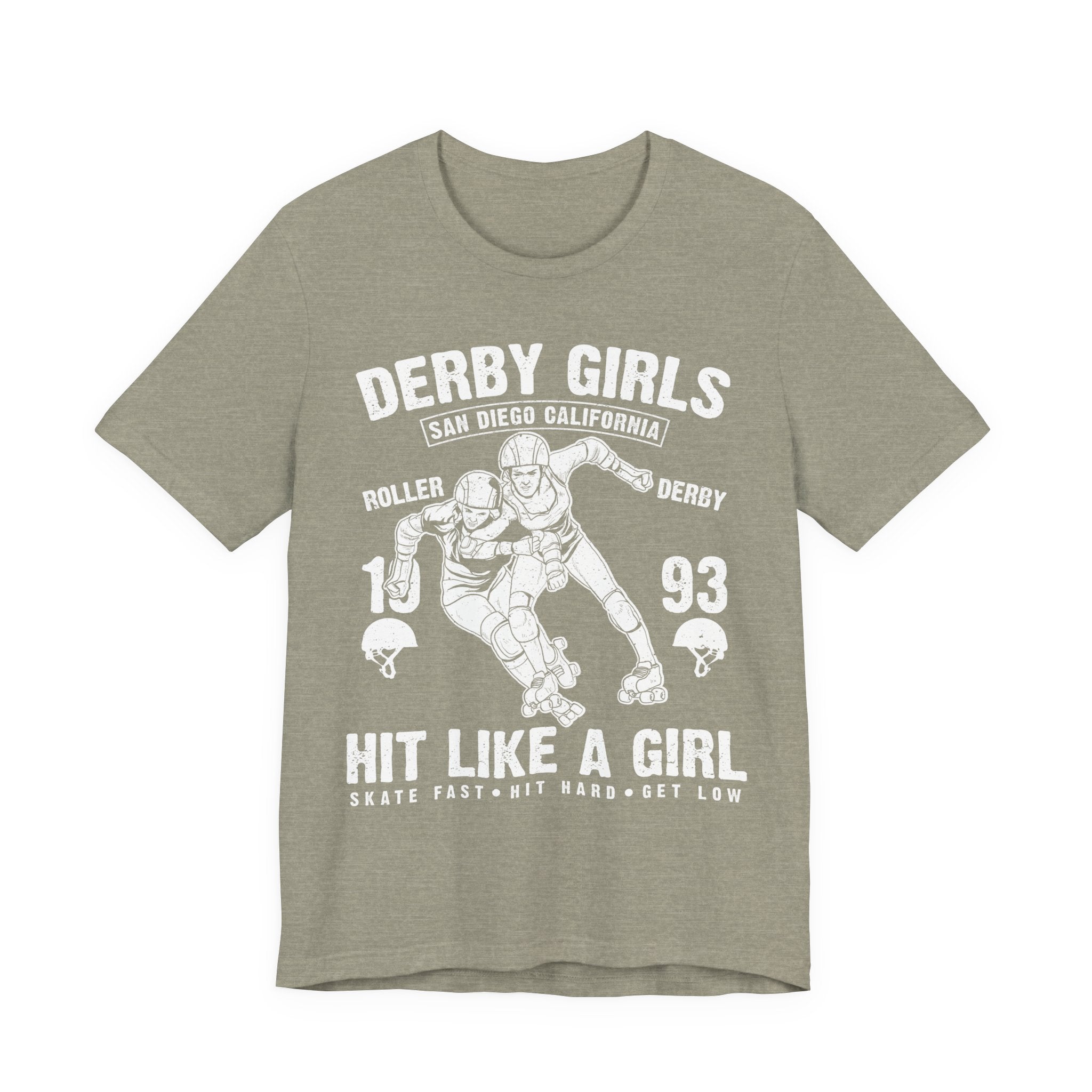 Women's Derby Girls "Hit Like a Girl" T-Shirt