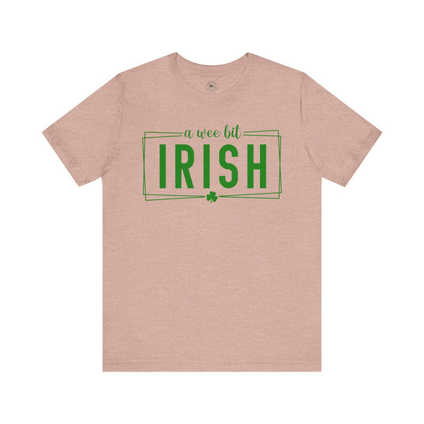 A Wee Bit Irish - Green Ladies T-Shirt