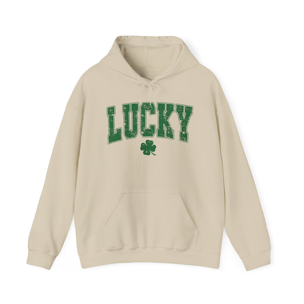 Men's Lucky Shamrock College Hoodie